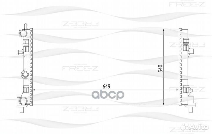 Радиатор KK0187 free-Z