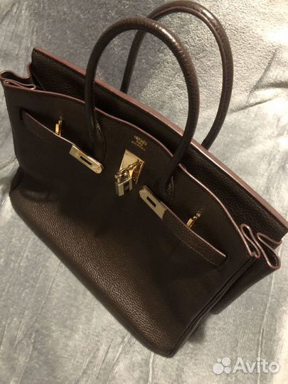 Сумка hermes birkin 35 винтаж