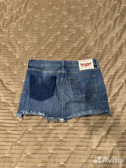 Джинсовая мини юбка Levis xs-s