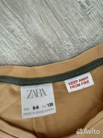 Пижама мальчик zara, рост 130