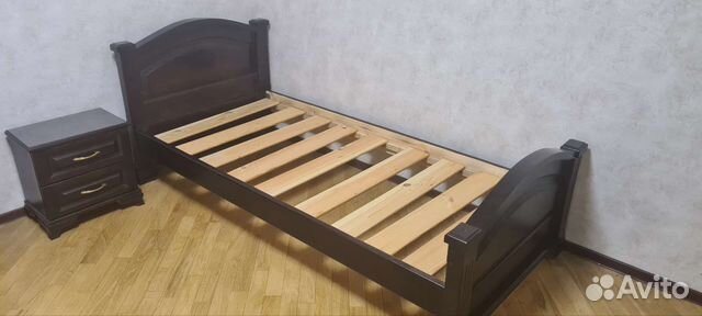 Кровать из массива сосны 90х200 купить в Москве | Товары для дома и ...