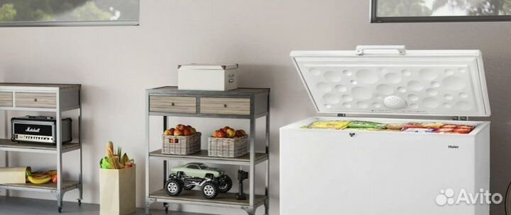 Морозильные лари haier с глухой крышкой
