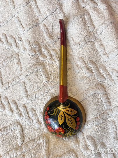 Ложка большая из дерева хохлома