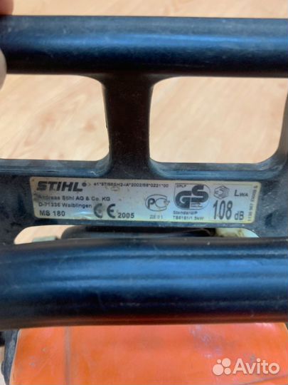 Бензиновая пила stihl ms 180