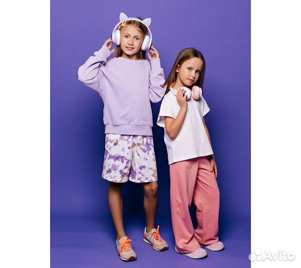 Наушники Prolike беспроводные детские с подсветкой