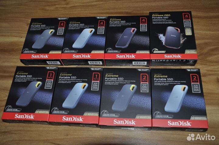 SanDisk Extreme SSD V2 - 1тб / 2тб / 4тб (новые)