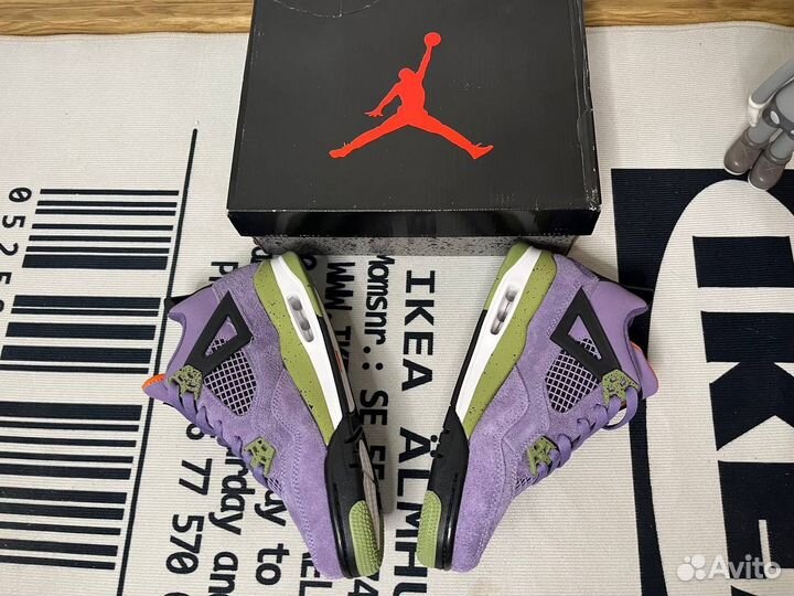 Nike air jordan 4 retro canyon purple