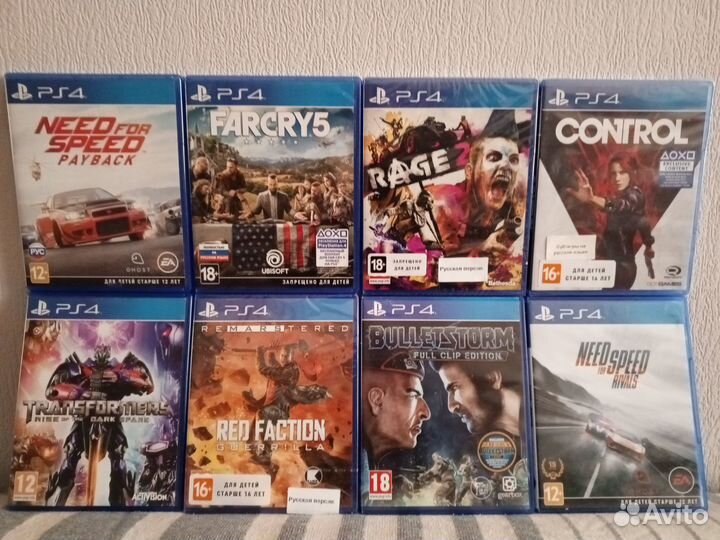 Игры диски PS4