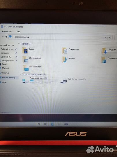 Ноутбук Asus K56C i7 2.50Ghz 8Gb 256SSD