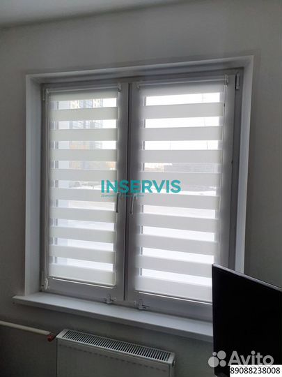 Римские шторы на пластиковые окна