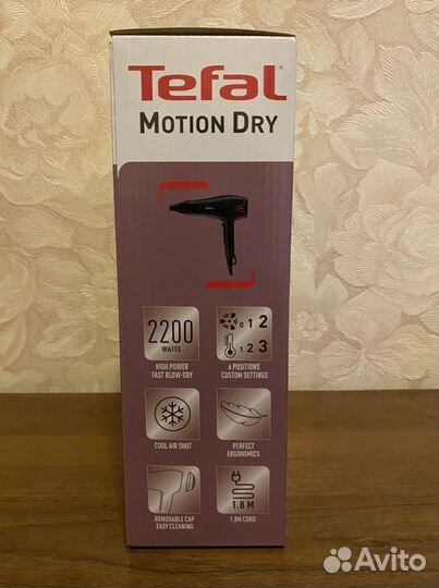 Фен для волос Tefal motion dry