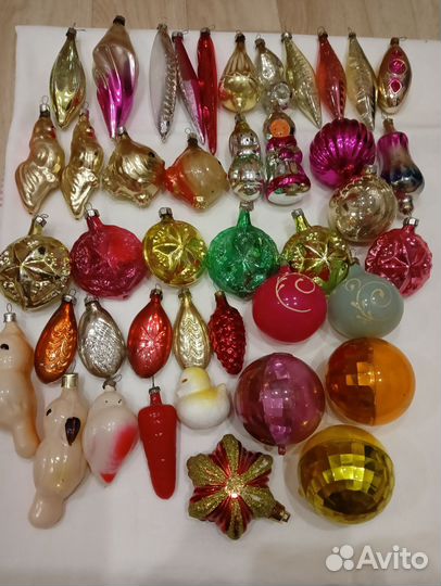 Елочные игрушки СССР