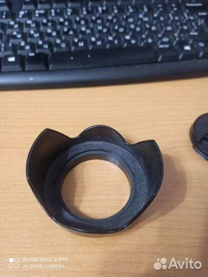 Крышка и бленде для объектива canon