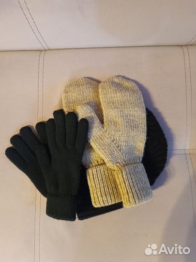 Шапка, варежки, перчатки женские