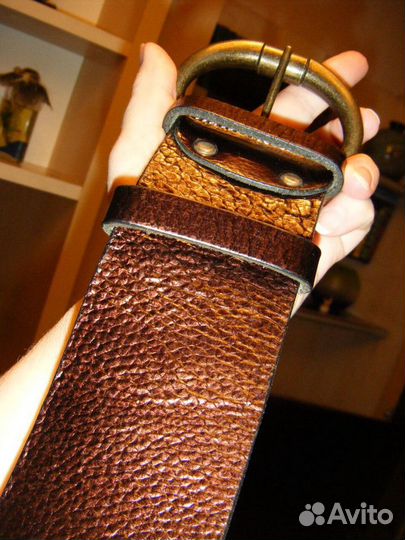 Ремень кожаный набедренный стильный женский