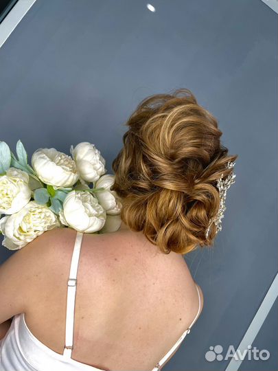 Прически,макияж,свадебные укладки,локоны