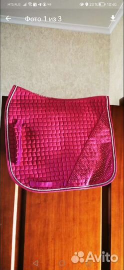 Вальтрап для лошади со стразами