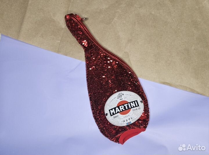 Чехол на бутылку с пайетками