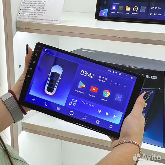 Магнитола Teyes 9’’ на Chevrolet Aveo 2