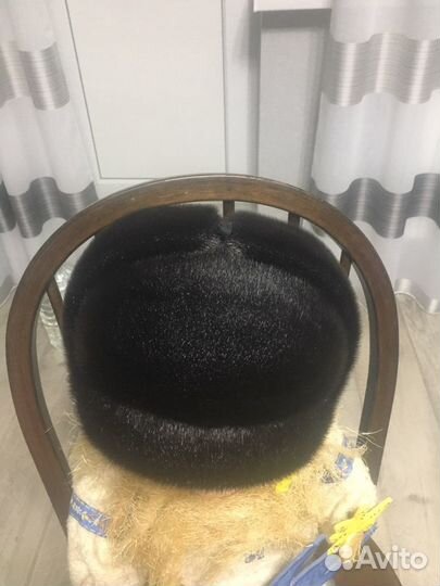 Мужской головной убор, мех нерпы, новый