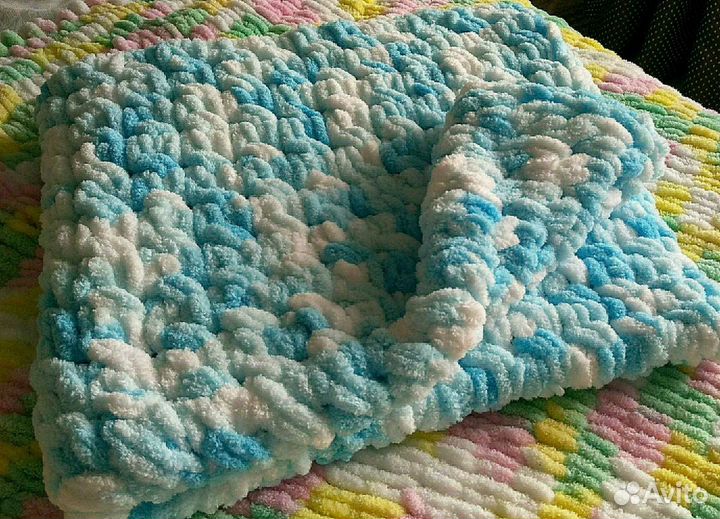 Детский плед. Ручная работа