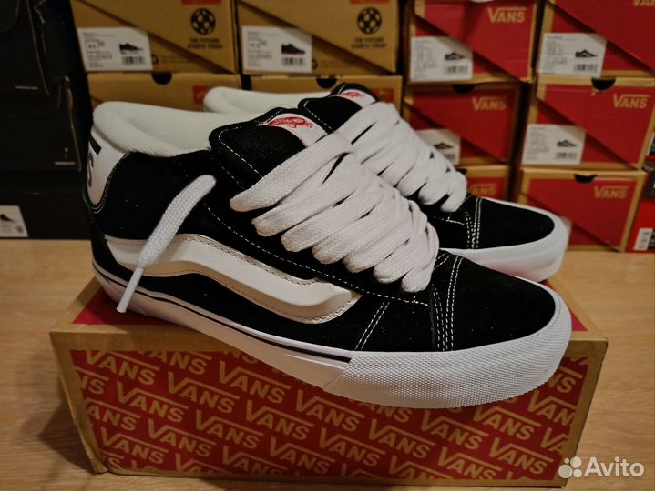 Кеды Vans Knu Mid Black / True White