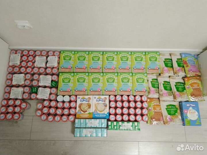 Детское питание, пюре, каши, смеси, кефир