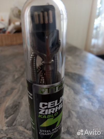 Кабель USB бронированный Lightning Steel