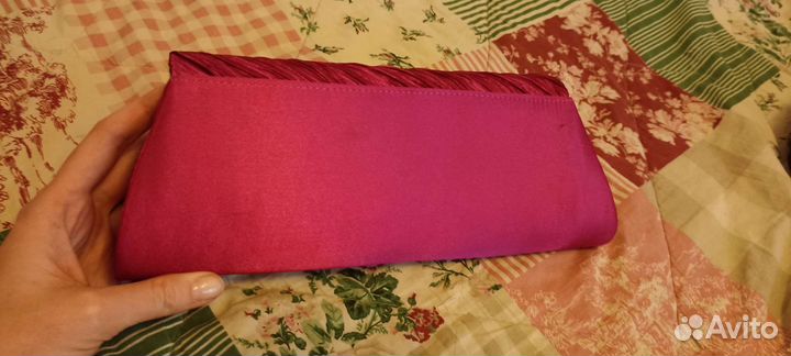 Сумка клатч атласный