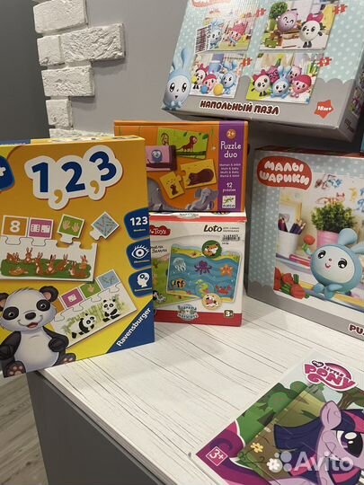 Пазлы для детей 3+