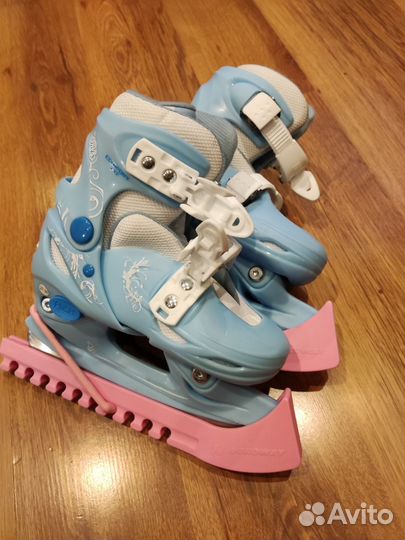 Детские раздвижные коньки 27-30