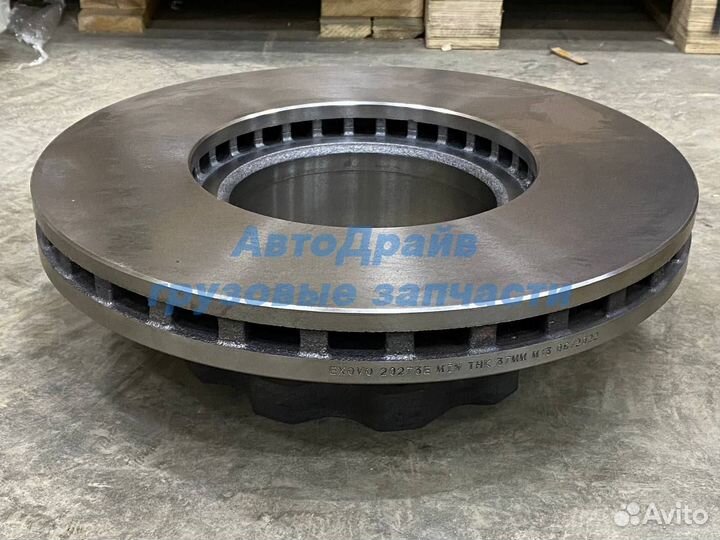 Диск тормозной Ман Ф2000 передний 438 мм