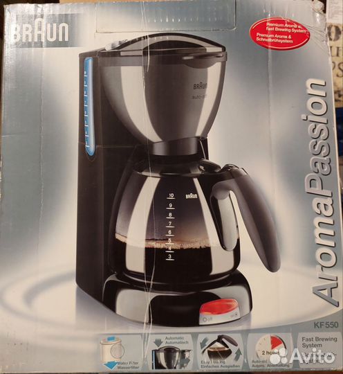 Кофеварка капельная braun