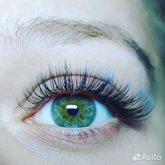 Наращивание ресниц на дому