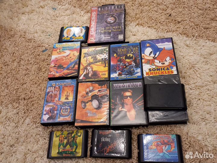 Катриджи для sega