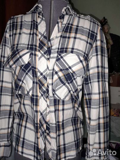Фланелевые рубашки для девочки в клетку
