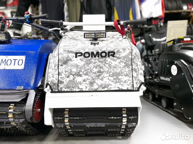 Мотобуксировщик Pomor M-500 15 л.с. PRO реверс