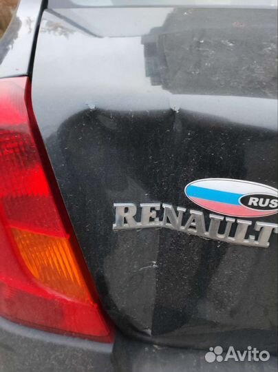 Крышка багажника renault logan 1 битый