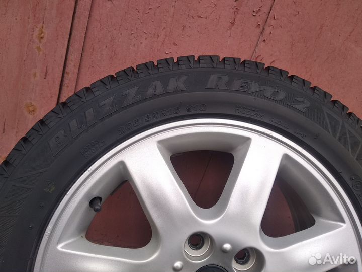 Колеса в сборе R16 205 55 зимние липучка