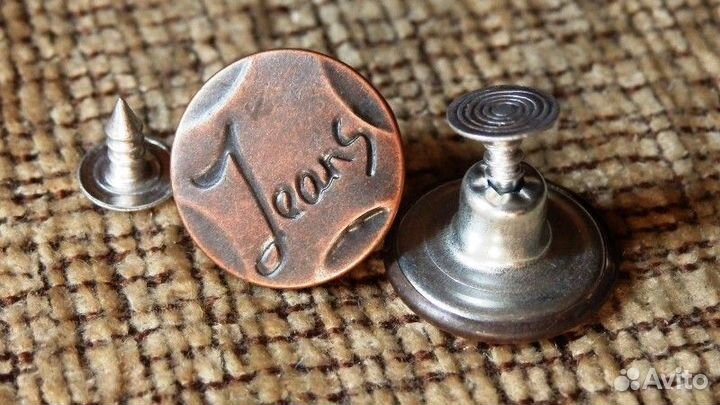 Заклёпки, джинсовые пуговицы винтовые, разное