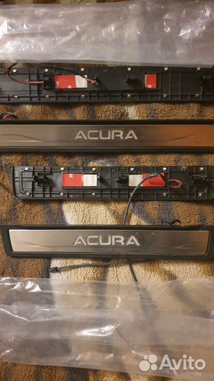 Пороги алюминиевые Акура MDX