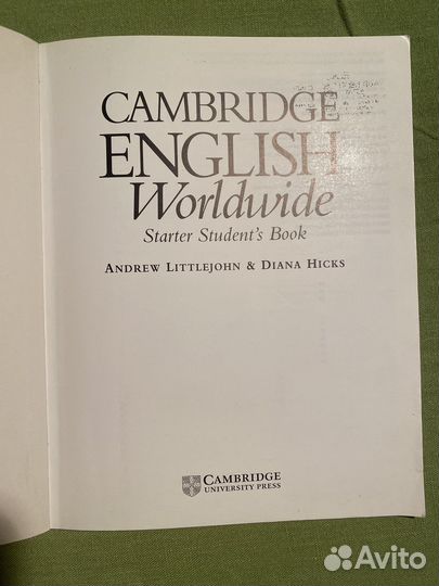 Cambridge English Worldwide starter