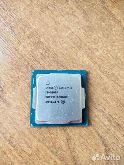 Процессор Intel core i3 9100f