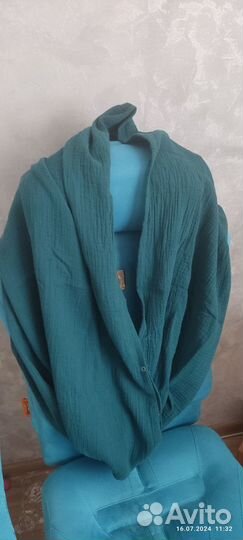 Накидка для кормления муслиновая (милкснуд)