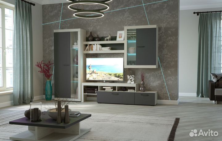 Модульная стенка в гостиную