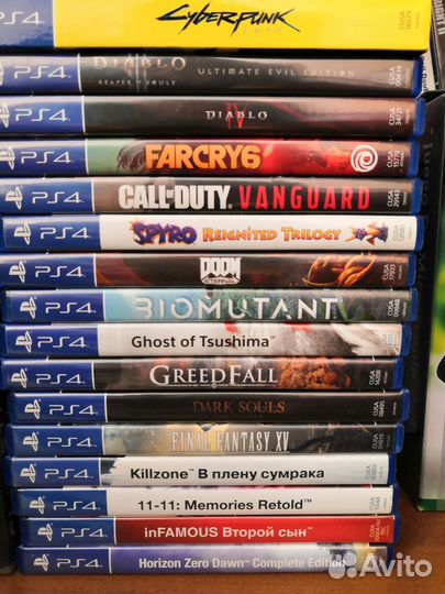 Диски Sony PS4, PS5 от