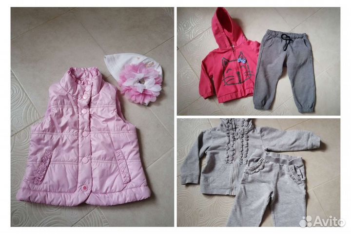 Комплектом Zara, OVS, F&F на 1,5-2 года