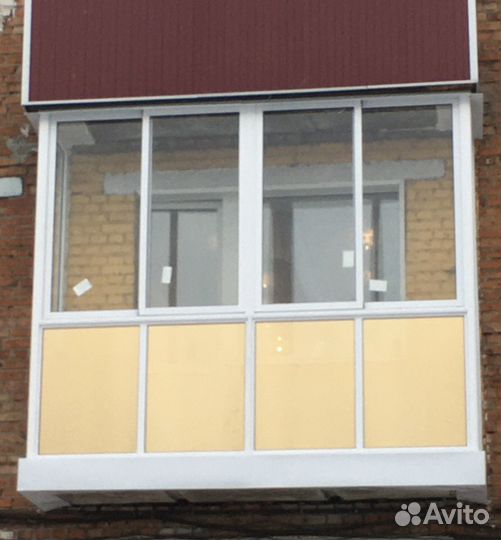 Установка балконов, окон