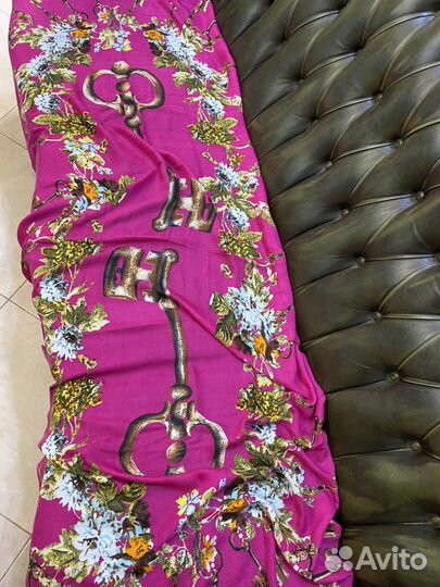 Палантин Dolce Gabbana широкий шарф. Шерсть