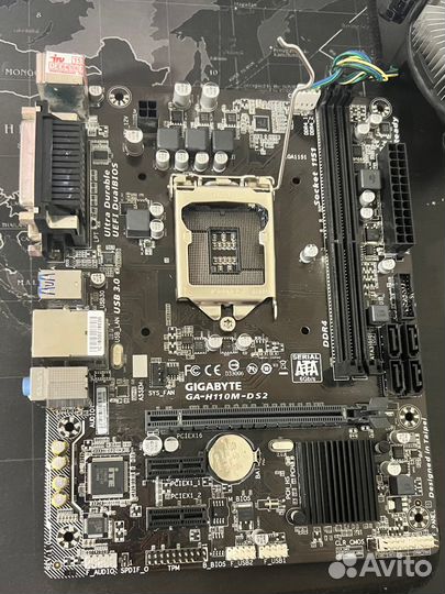 Процессор i5-6400, 8gb DDR4 Hyperx, плата H110M